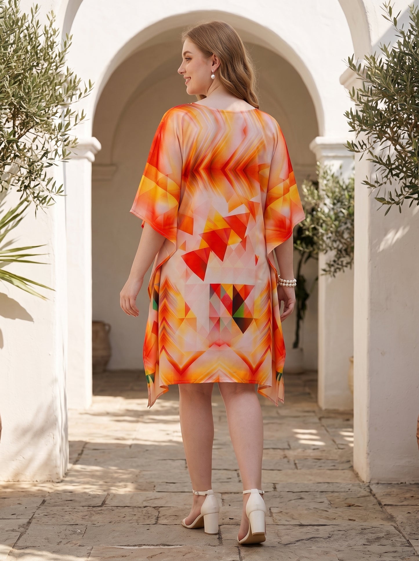 Luxury Resort Wear Kaftan Dress Beach Cover Up