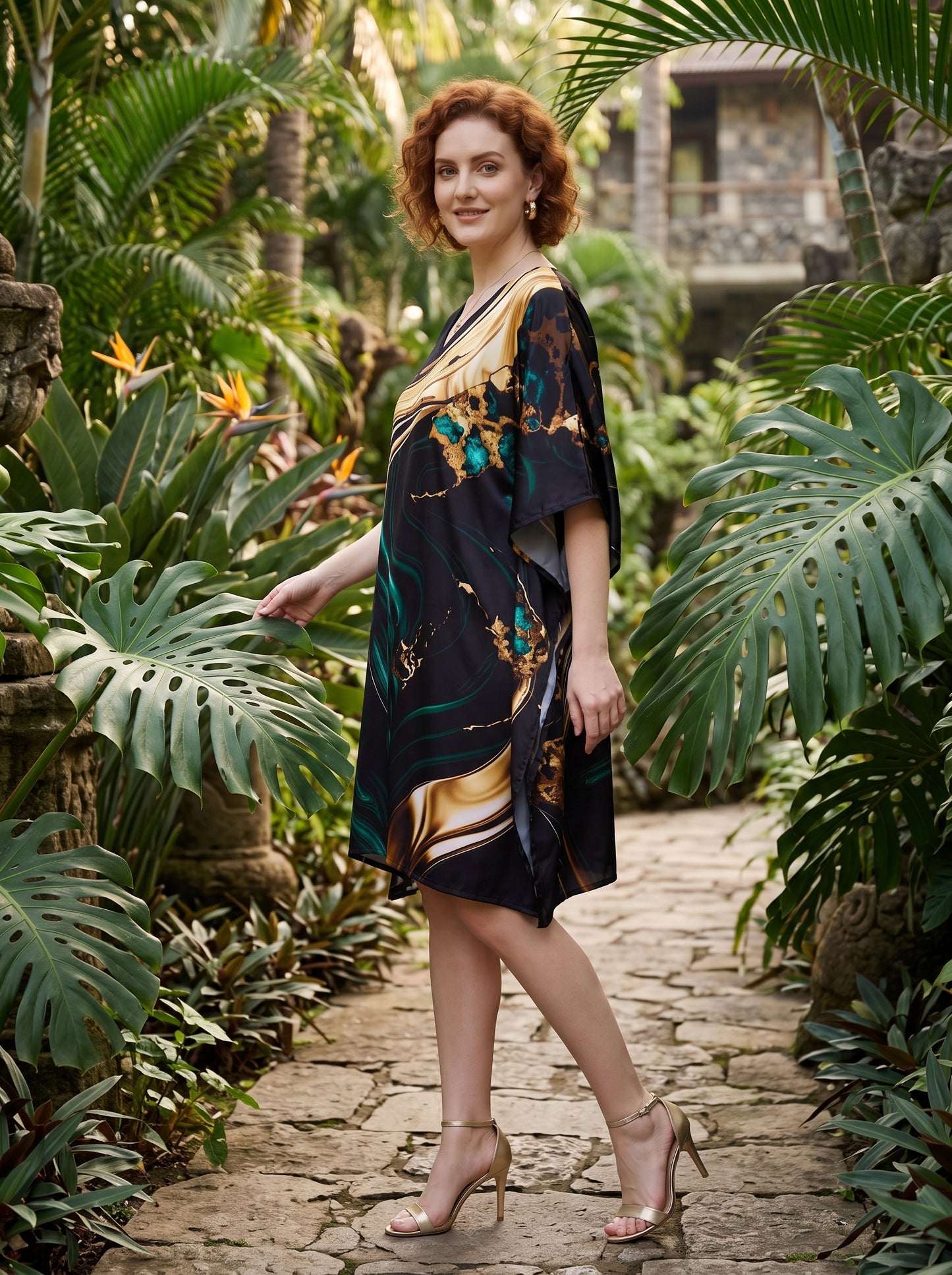 Elegant Beach Cover Up Kaftan Beach Cover Up