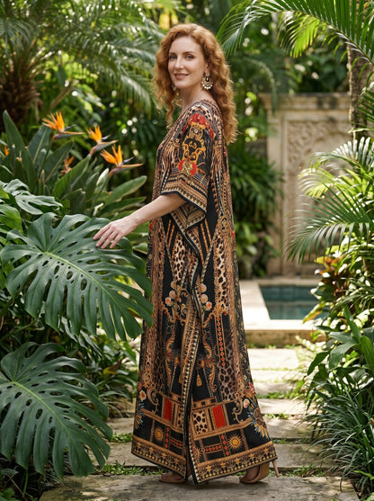 Luxury Occasion Wear Kaftan Beach Cover Up