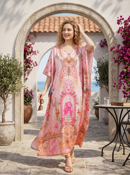 Luxury Summer Kaftan Dress