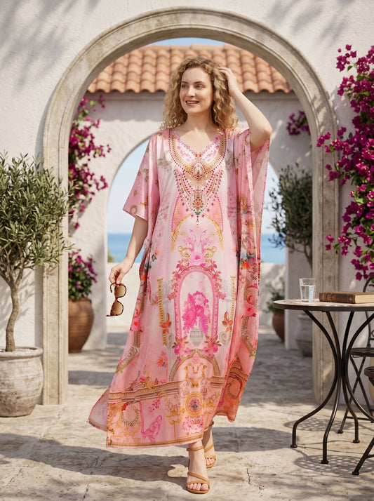 Luxury Summer Kaftan Dress