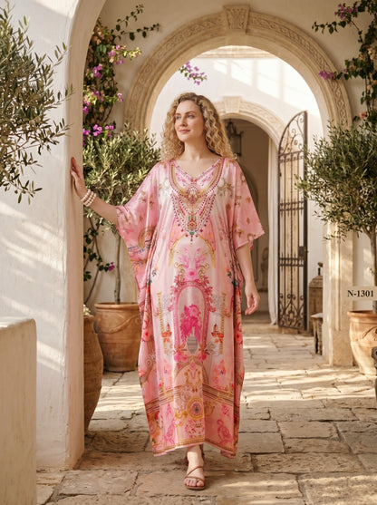Luxury Summer Kaftan Dress