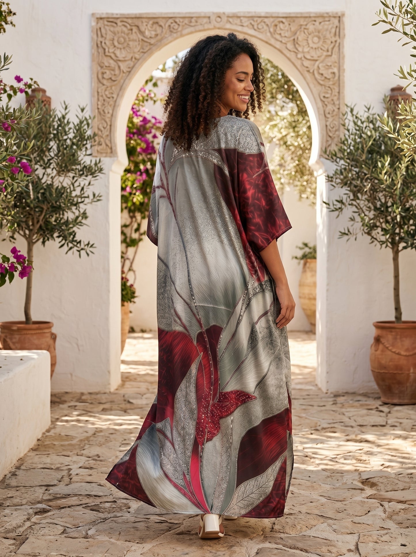 Luxury Beach Escape Kaftan Beach Cover Up