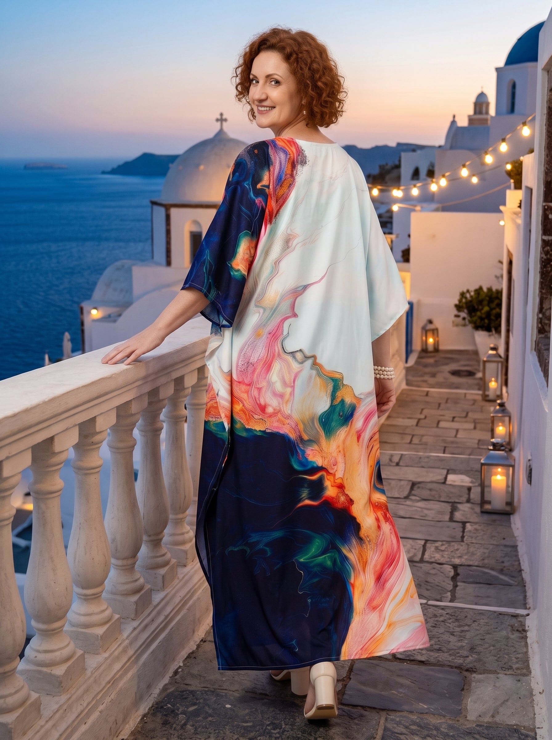 Luxury Beach Resort Kaftan Vacation and Holiday Wear